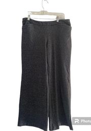 New York and Co gray pull on wide leg dress pants MP