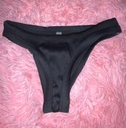 Black Cheeky Swim Bottoms