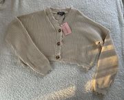 Missguided Button Down Sweater