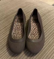 Crocs brown leopard flats 7