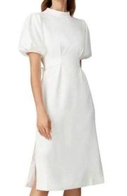 Caara Fritz dress size XLarge dress with belt and poof sleeves