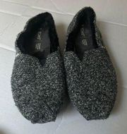 Toms  Faux Fur Comfort Slip On Flat Shoes Size 10