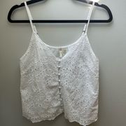 Casual Lace Cotton Cami Top