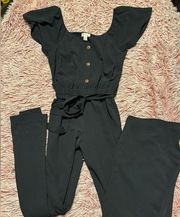 Monteau Black jumpsuit