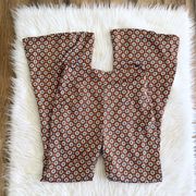 Nasty Gal NWT  | Brown Tile Print High Waist Flare Pants