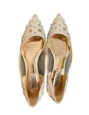 Badgley Mischka Gigi Crystal Pointed Toe Flats