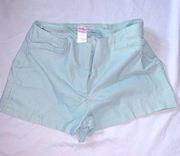 Mint colored shorts ... very stretchy!