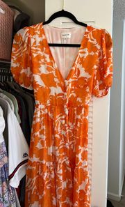 Orange Maxi Dress