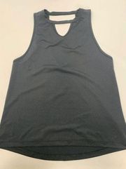 Onzie Women's Cut Out Sleeveless Active Workout Tank Top Shirt Black One Size
