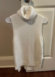 White Knit Sweater Top