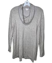 J. Jill Silk Blend Cowl Neck Sweater