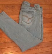 Wanna Betta Butt  Skinny Jeans Light Wash Size 18