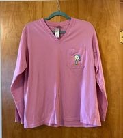 Looney Tunes Tweety Bird Pajama Top Lounge Shirt Size Large Warner Bros 2002