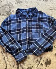 cropped flannel