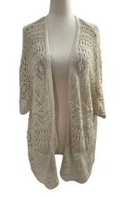 Atmosphere Bohemian Boho Cream Cover up Size S/M | 44-27