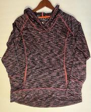 Tangerine‎ Women's Activewear Long Sleeve Hoodie Pullover Shirt Large RN#83814