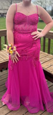 Pink prom dress 