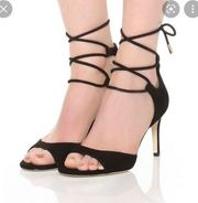 Diane von furstenberg rimini tie up heeled sandals‎ size 7