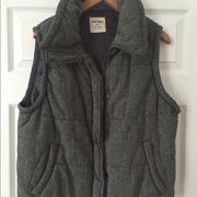 Gray Tweed Vest