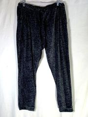 Fleece Womens Lounge Pajama Pants Grey and Black Size X-La…