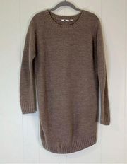 Uniqlo Tan Sweater Dress M