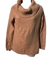 Ann Taylor Soft Pink Cowl Neck Sweater Size M
