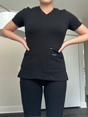 Black Scrubs Top & Bottom