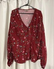 Women’s Button Down Blouse Size 2X NWOT