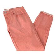 Jessica Simpson Forever Skinny Crop Jeans Peach Size 31