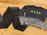 Missguided Cotton MSGD Ombre Effect Joggers & Top