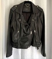 Marc New York- Andrew Mark Leather Biker Jacket Sz. L Women’s