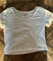 White Baby Tee