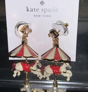 Kate Spade  ♠️ Carousel Earrings With Dust Bag  NWT