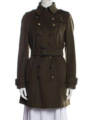 Burberry wool cashmere Kensington trench coat