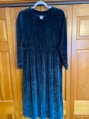 LL Bean Velvet Dress