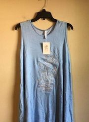 NWT Acting Pro large blue tank top