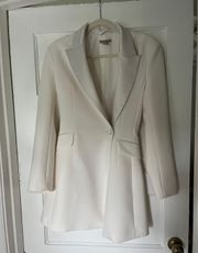 White Blazer Dress