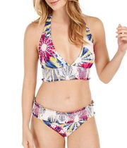 TOMMY HILFIGER 2PC Set Tie-Dye Halter Bikini Top & Bikini Bottoms Small NWT $130