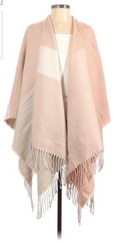 Oversized Blanket Wrap Shawl With Fringe