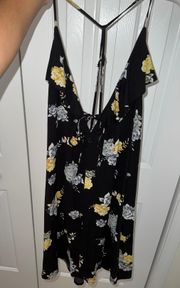 Black Floral Dress