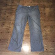 Chico’s Platinum gray/black size 3 jeans