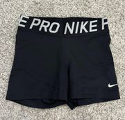 Black Pro Spandex Shorts