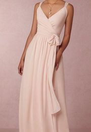 Ceremony Joanna August wrap cadence pink chiffon S