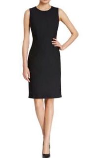 BOSS Hugo Boss Dirusa Fundamental Sheath Dress in Black Women’s Size 4