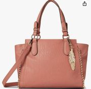 Jessica Simpson Camille satchel desert sand with crossbody strap New