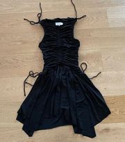 L'Academie Laures Mini Dress in Black