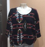 Sweet Claire tribal print sweater