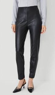 The Petite Audrey Pant in Faux Leather
