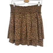 Rails Addison Skirt in Batik Cheetah Print Size Large