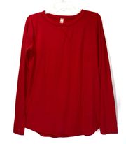 Red Long Sleeve Tee Medium